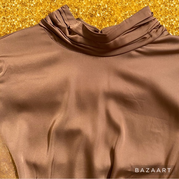 Crop silk blouse - Picture 3 of 7